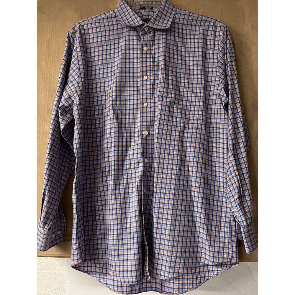 Neiman Marcus Wrinkle Free Trim Fit 16 34/35‎ Long Sleeve Dress Shirt